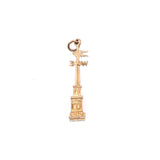 Rare Sloan & Co 3D Weathervane Enamel Charm 14k Yellow Gold