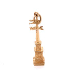 Rare Sloan & Co 3D Weathervane Enamel Charm 14k Yellow Gold