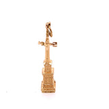 Rare Sloan & Co 3D Weathervane Enamel Charm 14k Yellow Gold