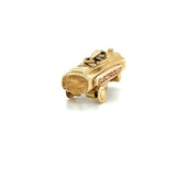 Vintage Electrolux Vacuum Articulated Enameled Charm 14k Gold