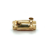 Vintage Electrolux Vacuum Articulated Enameled Charm 14k Gold