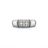 Mauboussin Nadja Diamond Ring 18k White Gold Sz 5.25