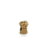 Pandora Diamond Love Bouquet of Flowers Charm 14k Yellow Gold 585 ALE