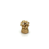 Pandora Diamond Love Bouquet of Flowers Charm 14k Yellow Gold 585 ALE